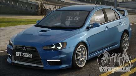 Mitsubishi Lancer Evolution Blue für GTA San Andreas