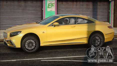 Mercedes-Benz S63 AMG Coupe Yellow pour GTA San Andreas