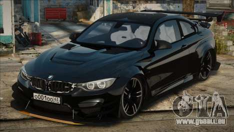 BMW M4 F83 Blek für GTA San Andreas