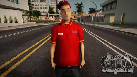 Bobby - Burger Shot pour GTA San Andreas