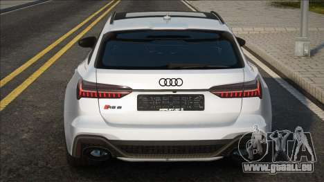 Audi RS6 Avant 2020 White pour GTA San Andreas