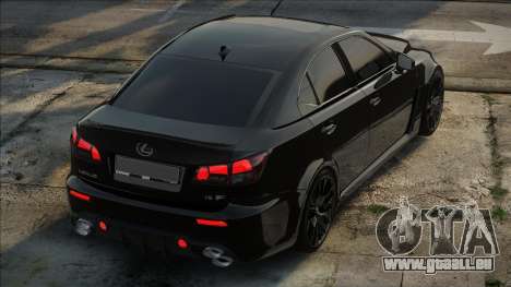 Lexus IS-F Black pour GTA San Andreas