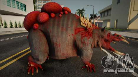 Hipopotamo infectado del juego Zoochosis pour GTA San Andreas