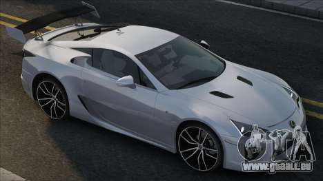 Lexus LFA 2010 White pour GTA San Andreas