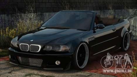 BMW M3 E46 Cabrio Blek für GTA San Andreas