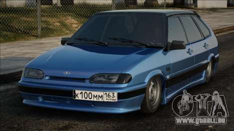 VAZ 2114 Bleu en stock pour GTA San Andreas