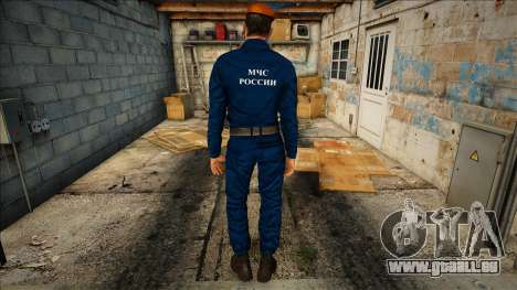 Skin d’un employé du ministère des Situations d’ pour GTA San Andreas