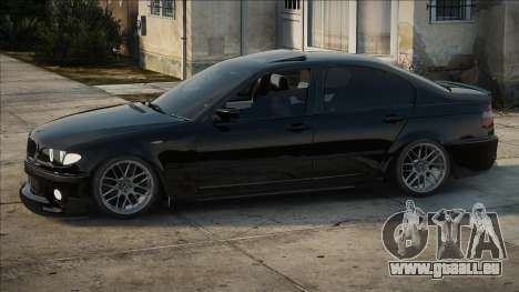 BMW E46 330D Black pour GTA San Andreas