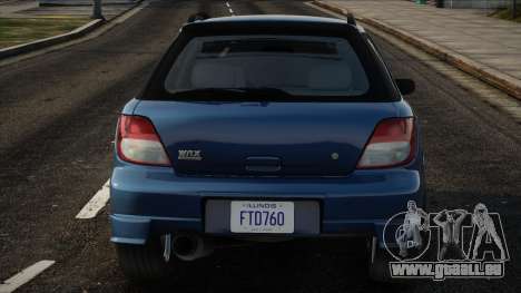 Subaru Impreza Wagon Blue für GTA San Andreas