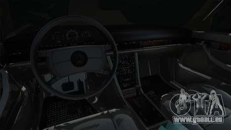 Mercedes-Benz W126 - Black für GTA San Andreas