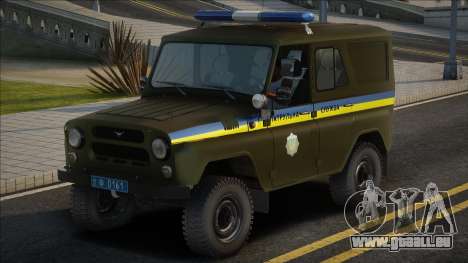 UAZ-31514 Service de patrouille de police de l’U pour GTA San Andreas