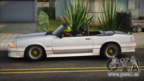 1987 Ford Mustang GT 5.0 Convertible pour GTA San Andreas