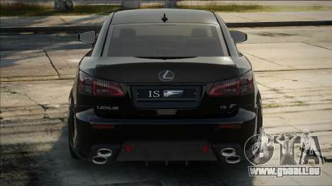 Lexus IS-F Blak für GTA San Andreas