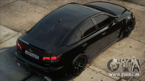 Lexus IS-F Blek pour GTA San Andreas