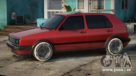 Volkswagen Golf 2 RED pour GTA San Andreas