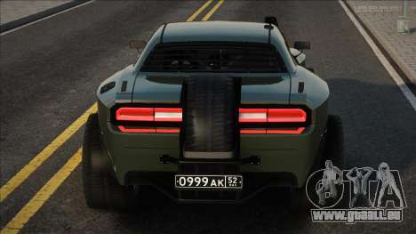 2010 Dodge Challenger SRT Military für GTA San Andreas