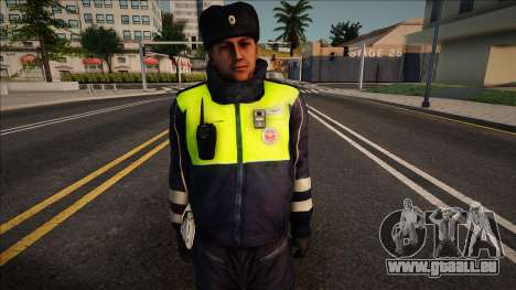 Verkehrspolizist in Winteruniform für GTA San Andreas