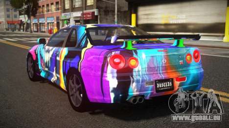 Nissan Skyline R34 Heroshi S4 für GTA 4