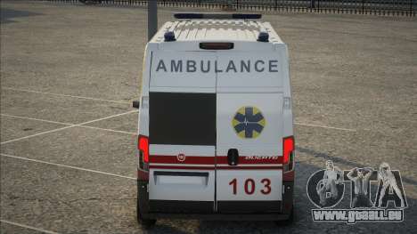 Fiat Ducato Ukrainian Ambulance für GTA San Andreas