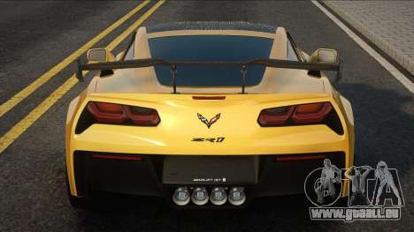 Chevrolet Corvette ZR1 2019 Yellow pour GTA San Andreas