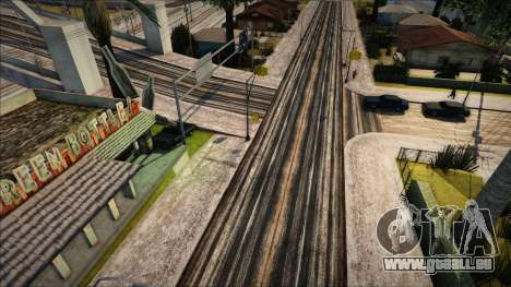 Textures des routes d’hiver et congères à Las Ve pour GTA San Andreas