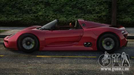 Porsche 918 Spyder Concept Study Grey Interior C pour GTA San Andreas