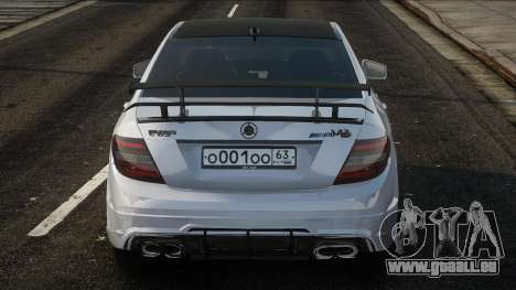 Mercedes-Benz C63 W204 White pour GTA San Andreas