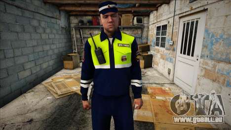 Inspecteur de la circulation avec un talkie-walk pour GTA San Andreas