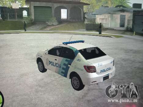 Renault Logan Police pour GTA San Andreas