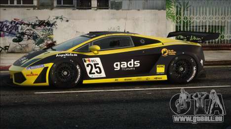 2010 Lamborghini Gallardo LP560-4 GT3 Reiter für GTA San Andreas