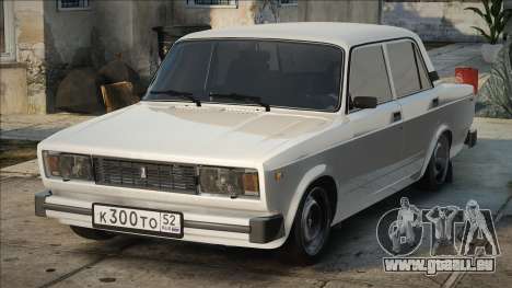 VAZ 2105 Weiß und Lager für GTA San Andreas