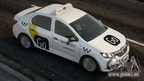 Renault Logan 2015 (Yandex Taxi) für GTA San Andreas