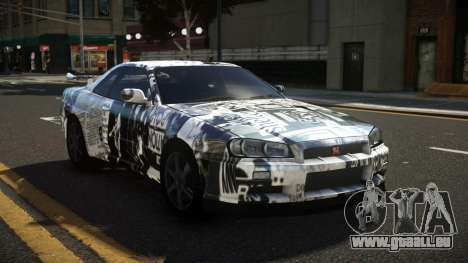 Nissan Skyline R34 Heroshi S7 für GTA 4