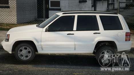 Jeep Grand Cherokee ZJ White für GTA San Andreas