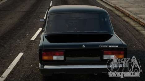 VAZ 2107 Noir en stock classique pour GTA San Andreas