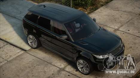 Land Rover Range Rover SVR Black pour GTA San Andreas