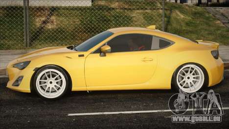 Toyota GT86 Jaune pour GTA San Andreas