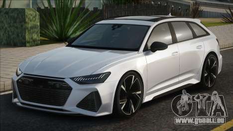 Audi RS6 Avant 2020 White pour GTA San Andreas