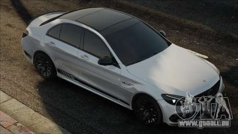 Mercedes-Benz C63 W205 - White für GTA San Andreas