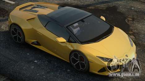 Lamborghini Huracan Evo Spyder 2019 Ye pour GTA San Andreas