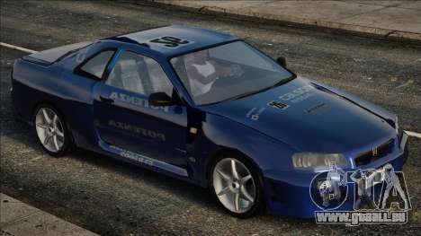 Nissan Skyline R34 Calsonic pour GTA San Andreas