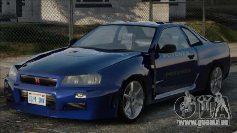 Nissan Skyline R34 Calsonic pour GTA San Andreas