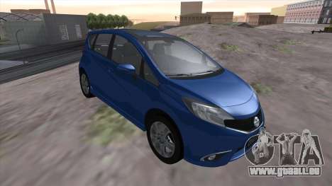 Nissan Note Euro 2014 pour GTA San Andreas