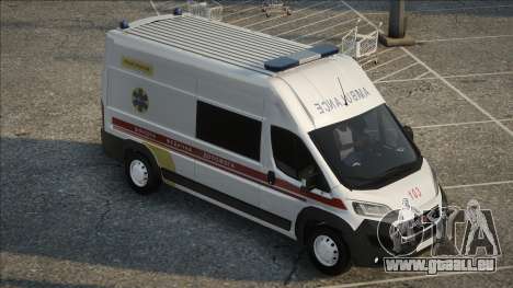 Fiat Ducato Ukrainian Ambulance für GTA San Andreas