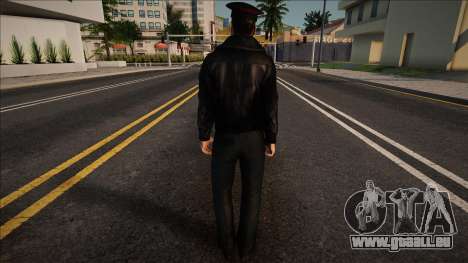 Un policier en uniforme d’hiver pour GTA San Andreas