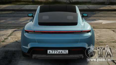 2021 Porsche Taycan Turbo S R-Plate pour GTA San Andreas