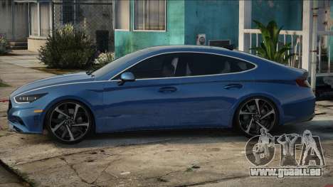 Hyundai Sonata Turbo 2020 Blue pour GTA San Andreas