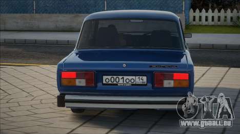 VAZ 2107 Blau Schaft für GTA San Andreas