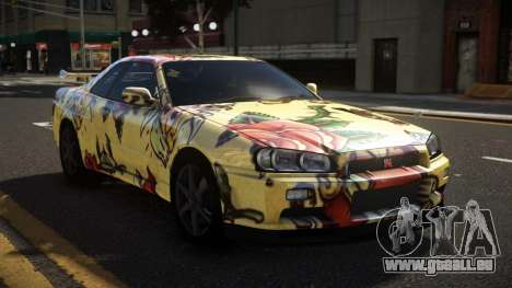 Nissan Skyline R34 Heroshi S11 für GTA 4