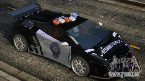 Lamborghini Galardo Turkish Cop pour GTA San Andreas